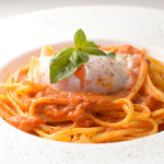 BAR YLANG YLANG - 料理写真:温玉のせトマトクリームパスタ