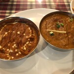 ハリオン - バターチキンカレー キーマカレー ハーフサイズ