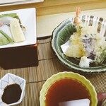 島活 - 天ぷらお刺身