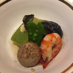 味ひろ - [炊合せ]
      小芋、海老、冬瓜、茄子、さやいんげん