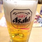 ガスト - 生ビール220円。