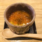 天ぷら たけうち - いくら茶碗蒸し