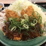 Katsusato - 中華ねぎソース　ささみかつ定食