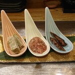 季節料理 薗 - 珍味三種盛り