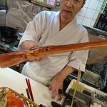 季節料理 薗 - これが矢柄の頭です