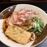 きしめん 住よし - きしめん トッピングかき揚げ