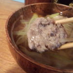 岸田屋 - つみれ汁 つみれリフト