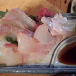 岸田屋 - 平目刺し