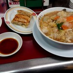 餃子の王将 - 五目あんかけラーメン　フェアセットᗷ（880円税別）