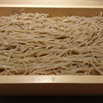 信州雪蔵熟成そば 音菜 - 音菜の蕎麦板