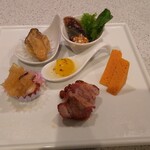 欣喜 - 本日の前菜の盛り合わせ