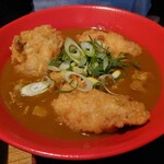 うどん居酒屋 江戸堀 - 鶏天カレーうどん