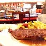 イルキャンティ京都 - 見た目ほど肉肉しくないステーキ
