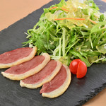 <During holidays> Duck Prosciutto salad with fruit jelly sauce