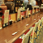 銀次郎 - カウンターも御座いますので、お一人様でもご安心下さい。