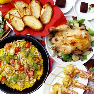 貸切ならパシオン デートにおすすめ 丸鶏のコンフィが入った豪華なコース Premium Party 閉店 Spanish Bar Pasion 池袋店 スパニッシュバルパシオン 池袋 バル バール 食べログ
