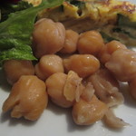 前菜のひよこ豆UP