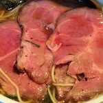 中華蕎麦 蘭鋳 - 2012/3/21　チャーシュー広げてみました。