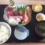 紀行茶屋 - 2019年12月時点刺身定食¥1.650