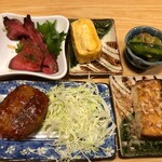 紀八 - この日のお通しはこちら！ これで500円はありがたいね。