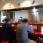 家系ラーメン 稲葉家 - 内観