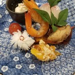 Wami Shunsai Kiki - 前菜盛り合わせ