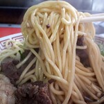 きらく - ラーメンが好きな人には、もの足りない麺かも。