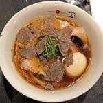 Japanese Soba Noodles 蔦 - 黒トリュフ醤油Soba¥2,900＋シャモロック味玉¥250