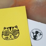 彼女のカレー - 坂本咖喱研究所の名刺＆彼女のカレーのレシート