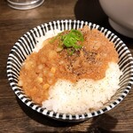 old school 中華そば Miya De La Soul - 背脂ごはん