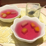 中国四川料理 秀峰 - デザートはゼリー