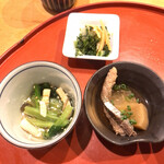 旬の味　たき下 - 小鉢3品