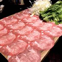 麻布十番しも井 - 牛タンしゃぶしゃぶ