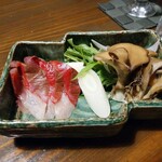 秀月 - 小鍋立(かぼすブリ胡麻風味鍋)