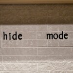 Hide mode - 厨房壁