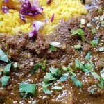 ホールスパイスカレー青藍 - スパイシービーフカレー定食 小