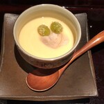 ろっかん - はまぐりの茶碗蒸し