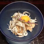 ろっかん - 沖島の氷魚 on 赤酢飯