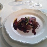 エルガーハウス - シャラン産鴨肉のロティとランド産フォアグラのポワレ カシスソース#1