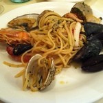 ラ・テンダ・ロッサ - 20120321　魚介のリングイネ・ペスカトーレ