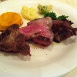 ラ・テンダ・ロッサ - 20120321　パルマ豚　骨付ロースの備長炭焼