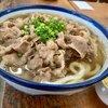 とらや - 料理写真:肉うどん特盛  生姜は別皿で出してくれます