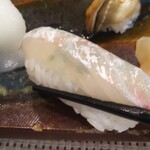玄海鮨 - タイです  この日ヒラメが無かった