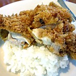 キッチン カトウ - チキンカツの断面