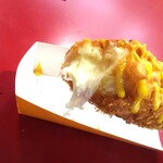 あいぽじゃん - チーズハットグ ポテト付き を食べています(2019.12.11)