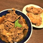 串エ門 - 191202月　東京　串エ門室町店　肉豆腐と2枚