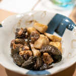 うを徳 - 2019.12 天然スッポンの内臓と海老芋のソテー