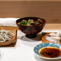 うを徳 - 2019.12 勝浦クロムツ煮付け、出水スミイカゲソ、琵琶湖氷魚とボラ子カラスミ