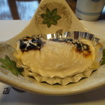 大分臼杵ふぐ 良の家 - 焼けた皮が最高だった大きな白子