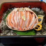 越前がに・海鮮料理専門店 みくに隠居処 - セイコガニの甲羅盛り重